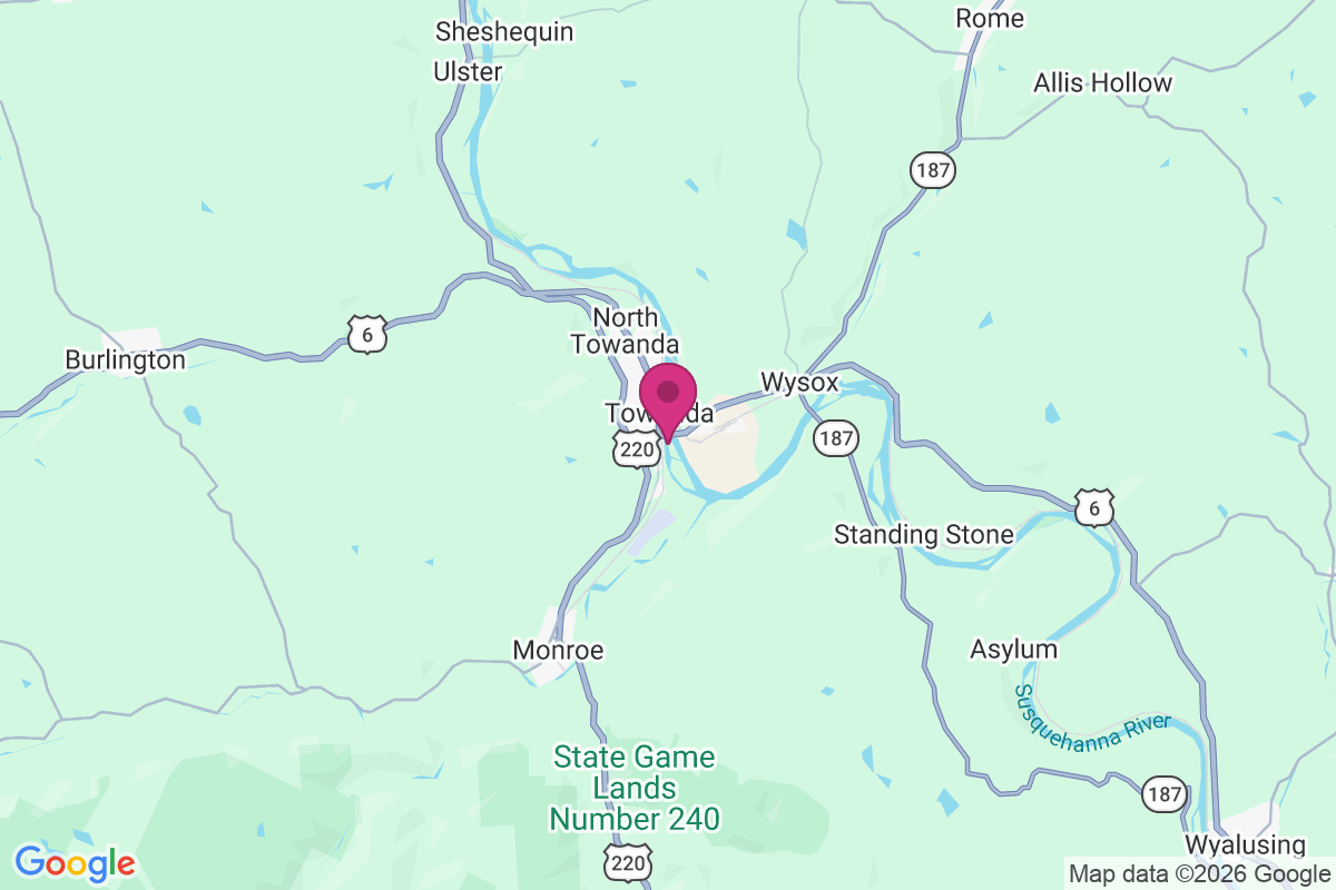 Towanda map