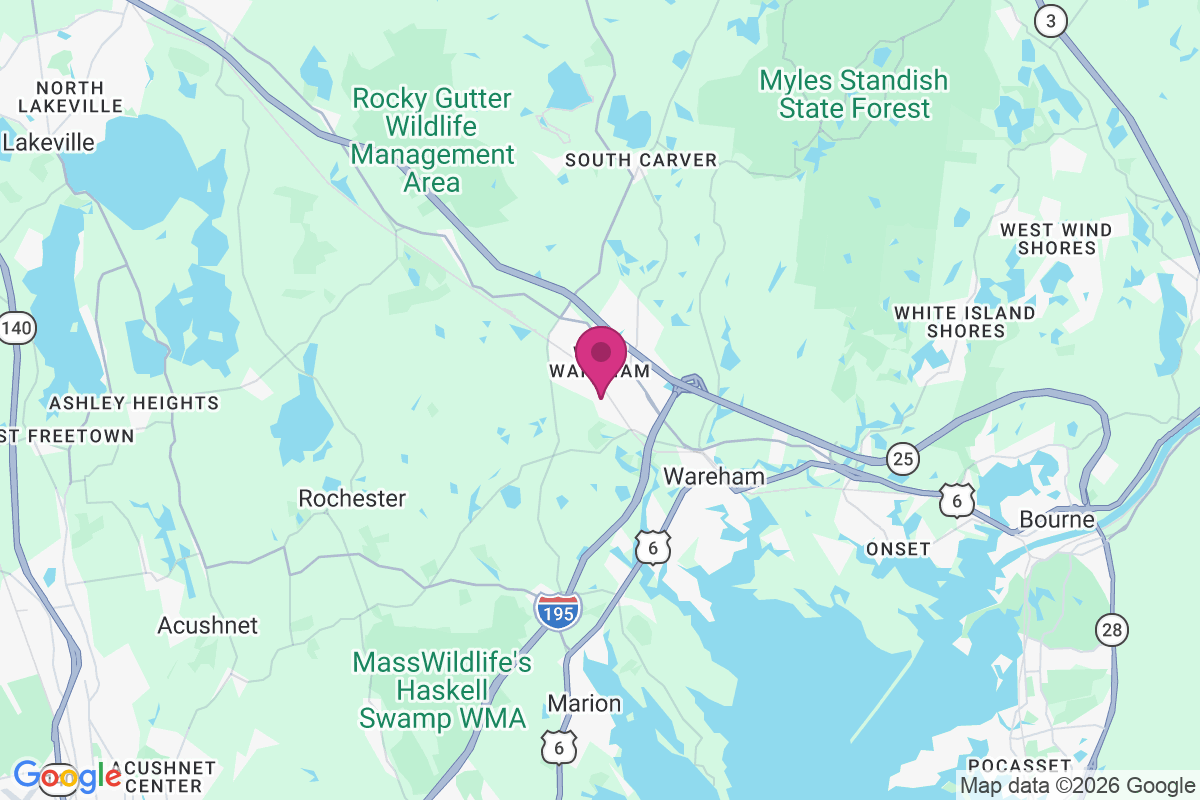 West Wareham map