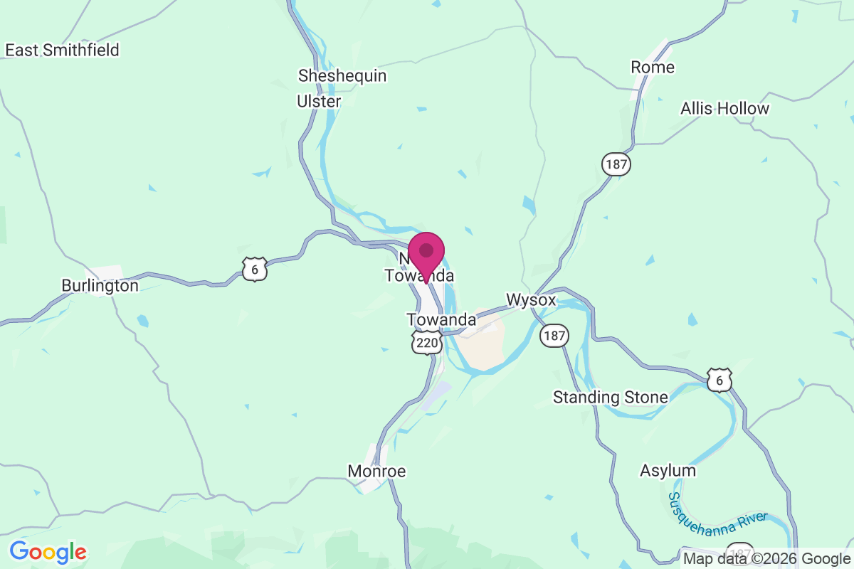 North Towanda map