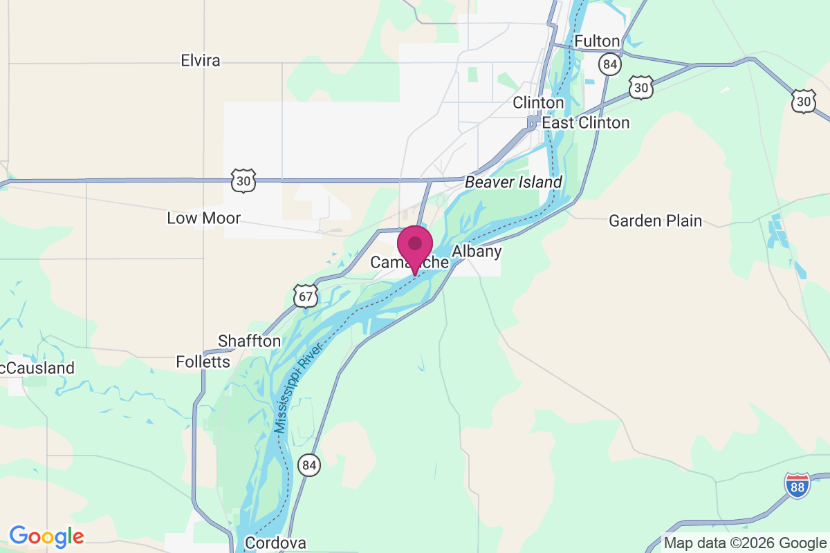 Camanche map