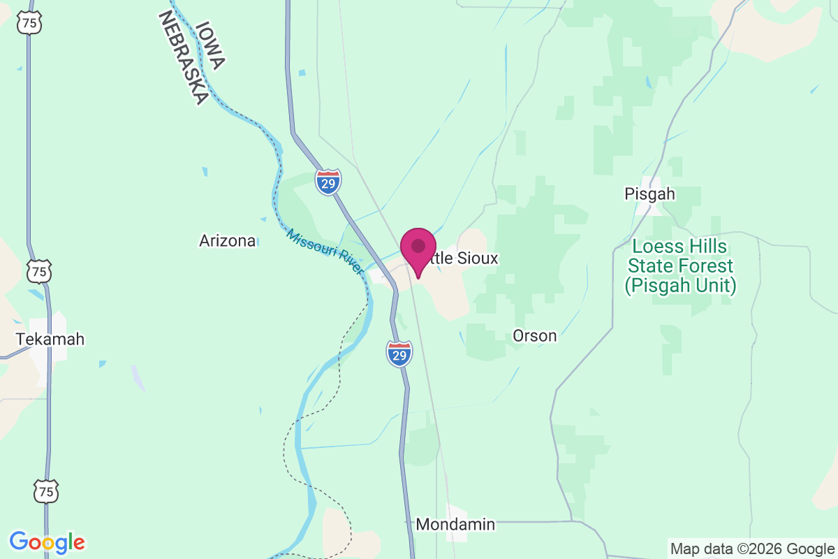 River Sioux map