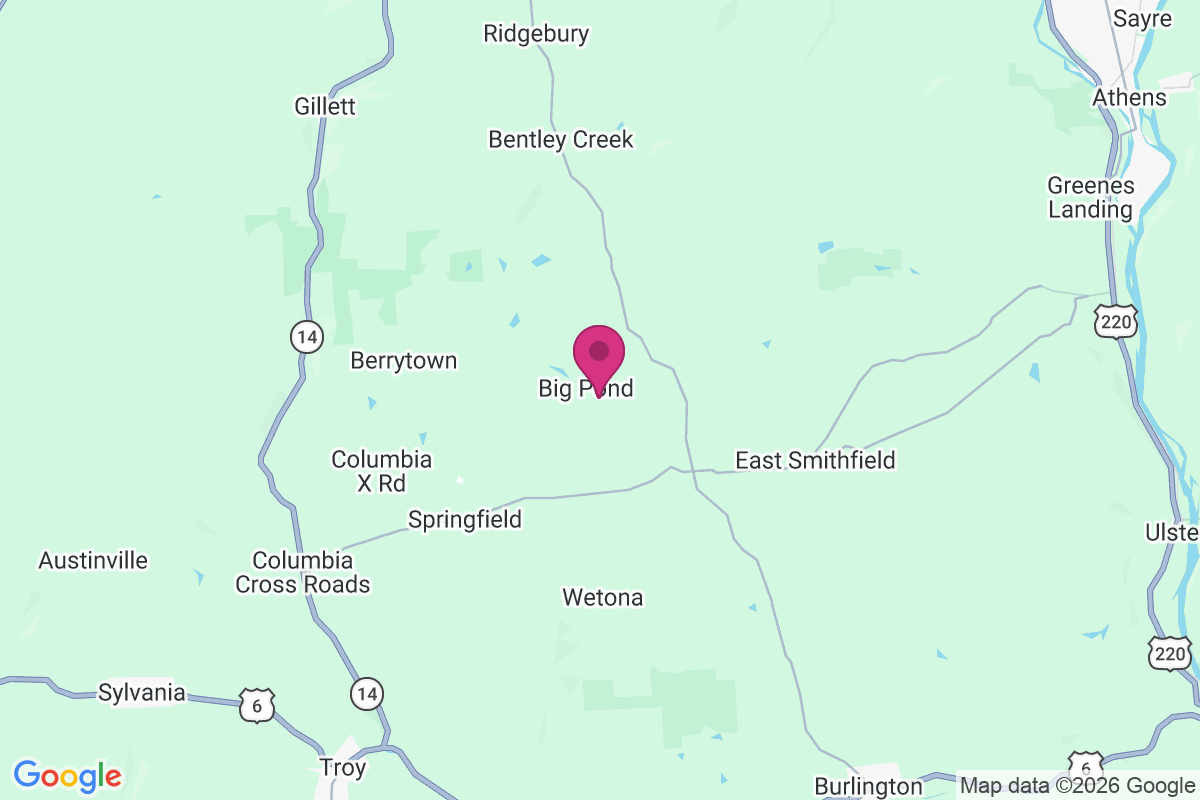 Big Pond map