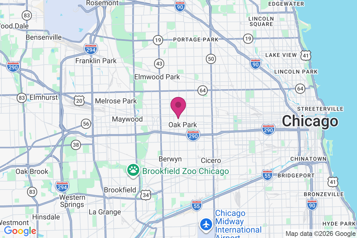Oak Park map