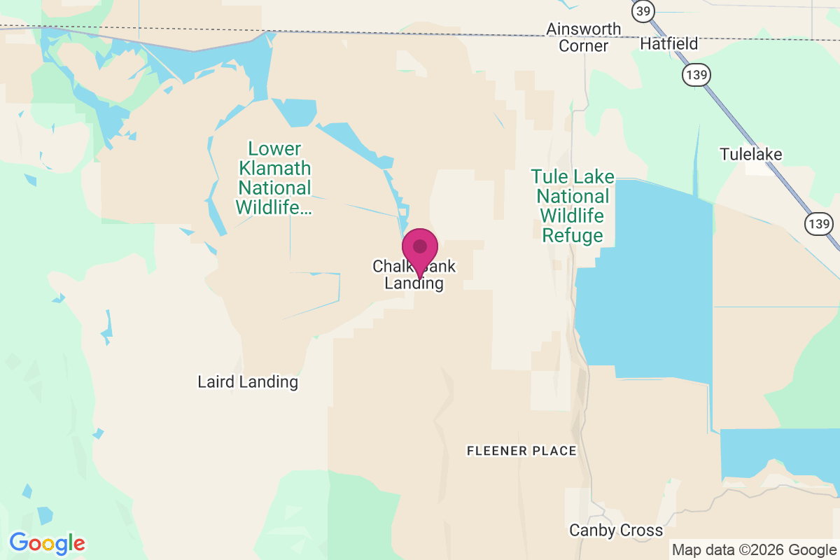 Chalk Bank Landing map