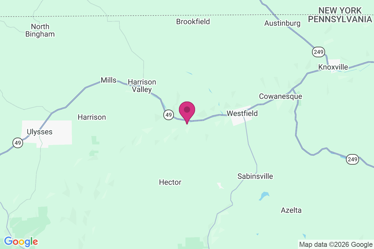 Potter Brook map