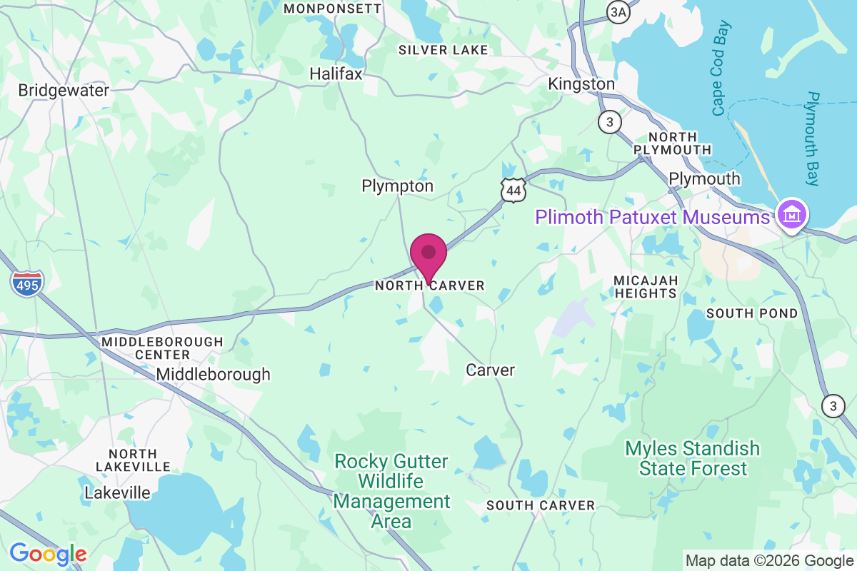 North Carver map