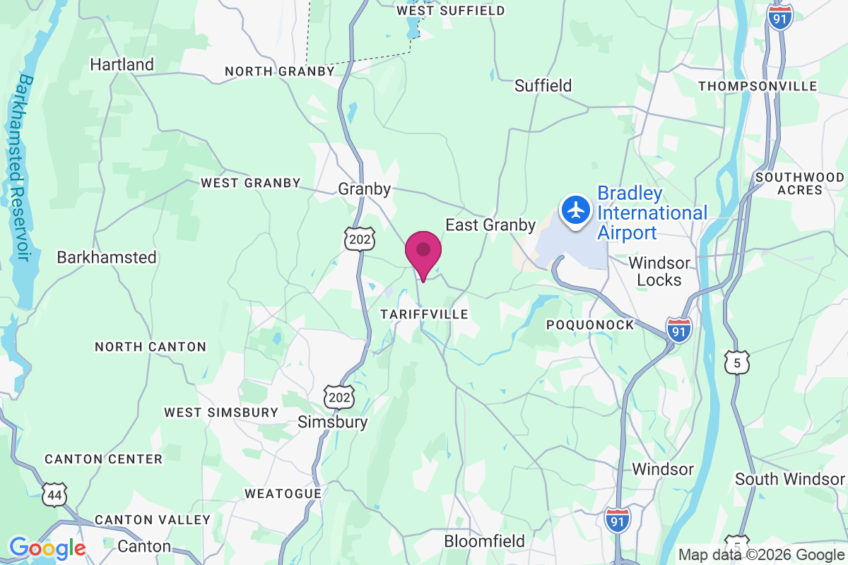 Tariffville Center map