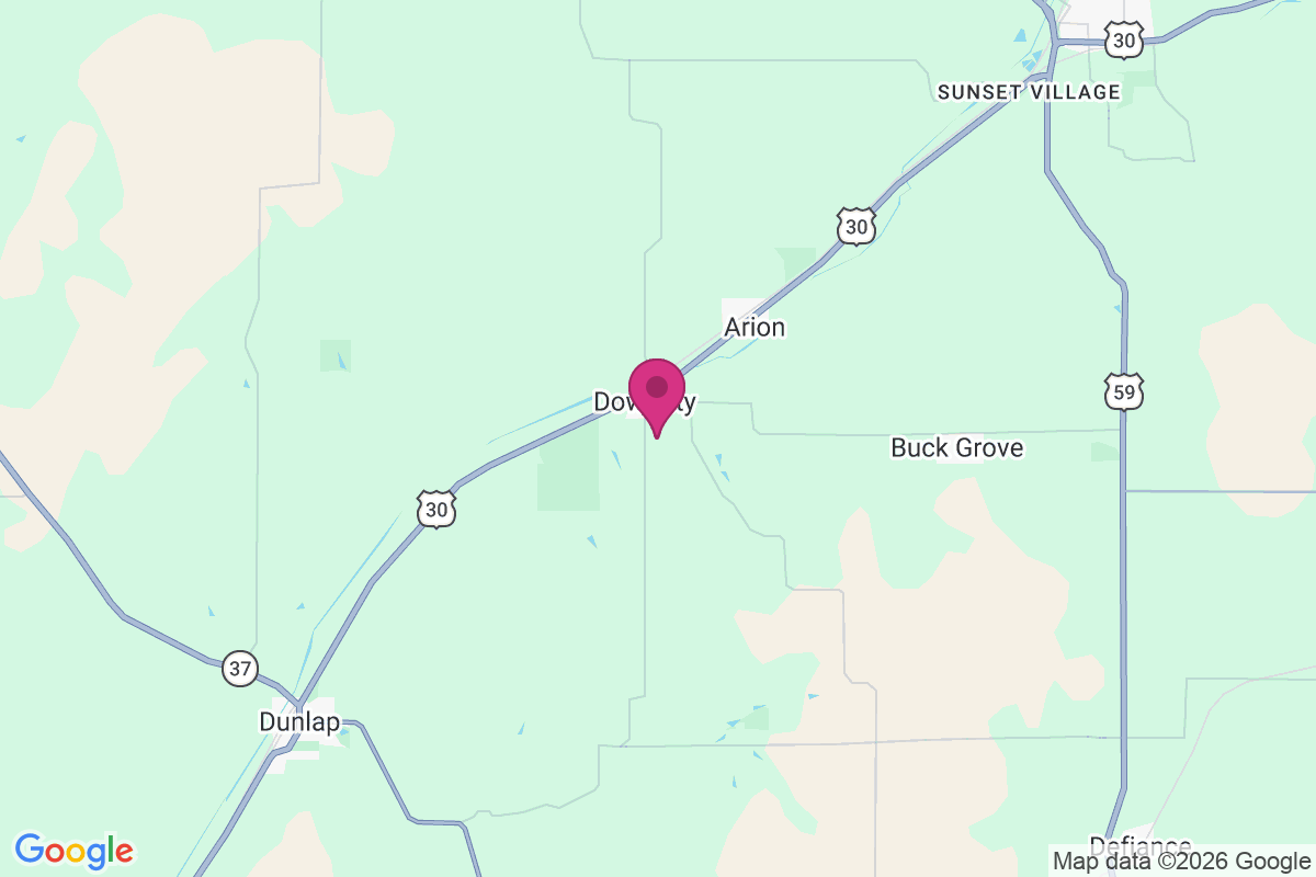 Dow City map