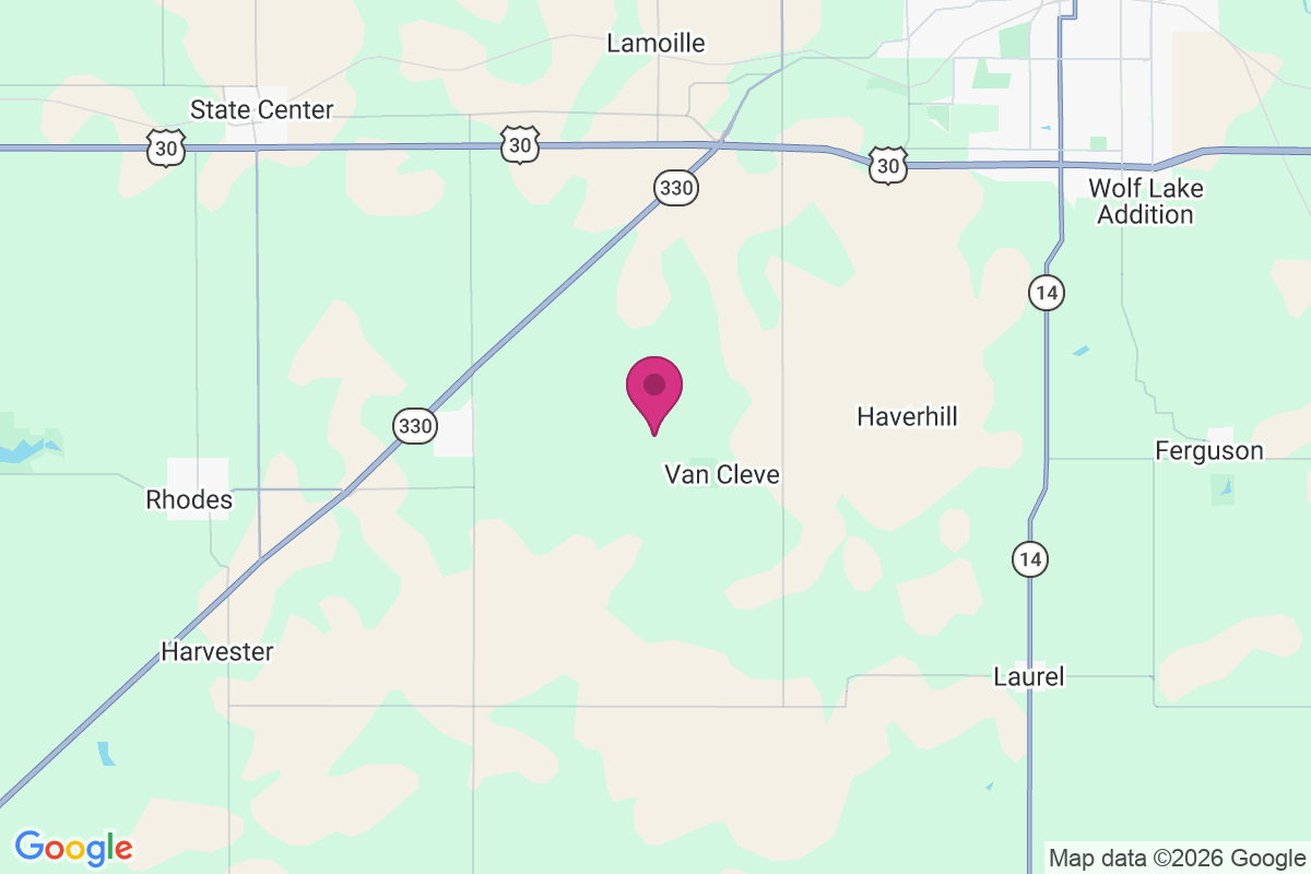 State Center Junction map