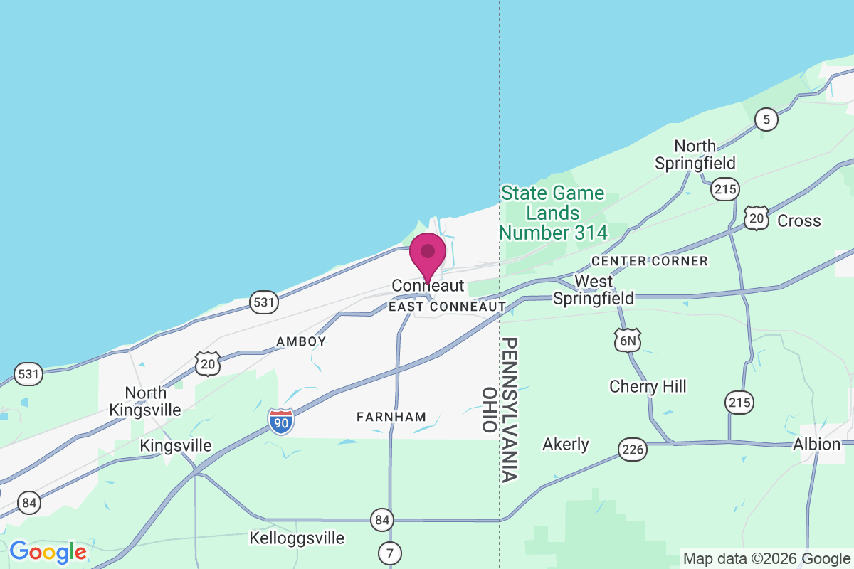 Conneaut map
