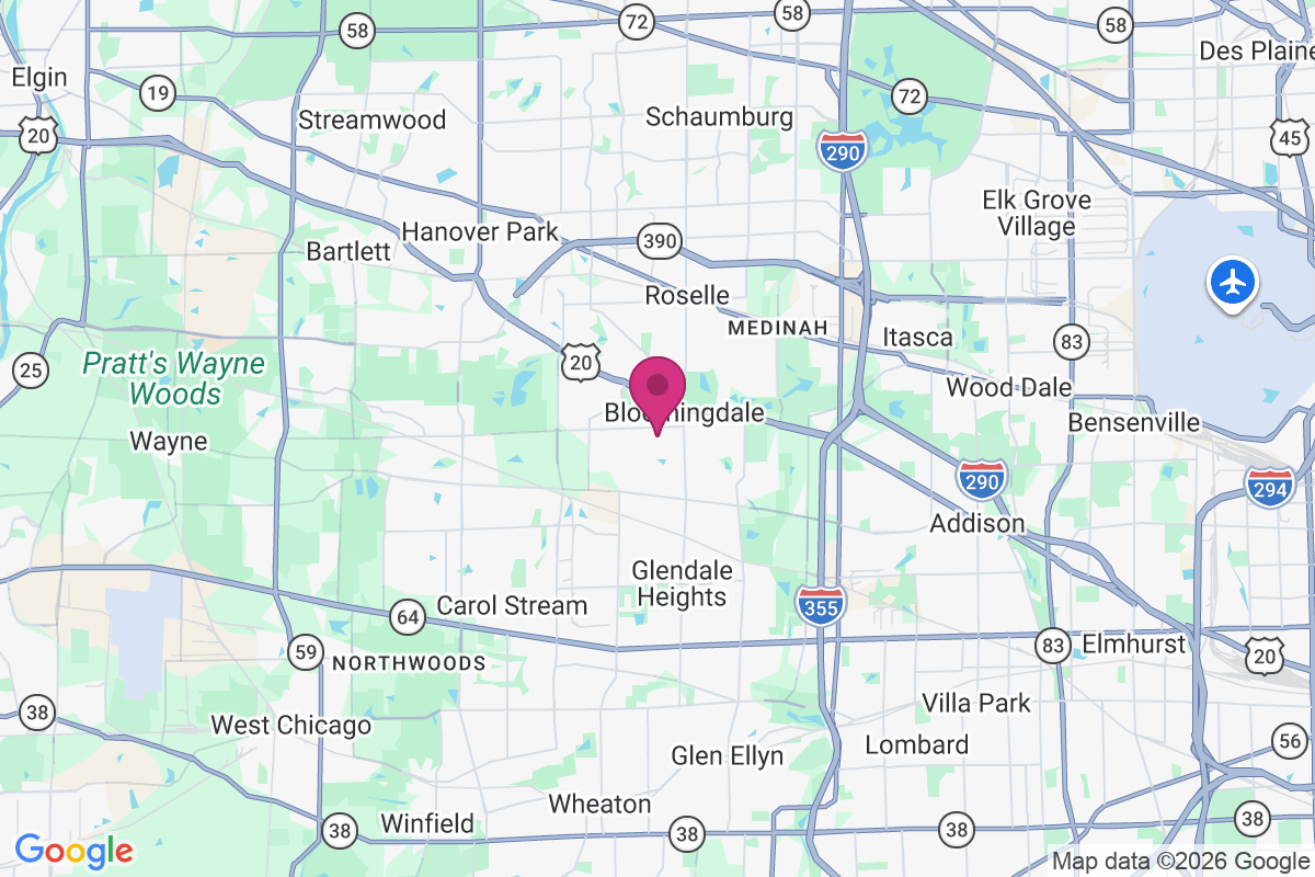 Bloomingdale map