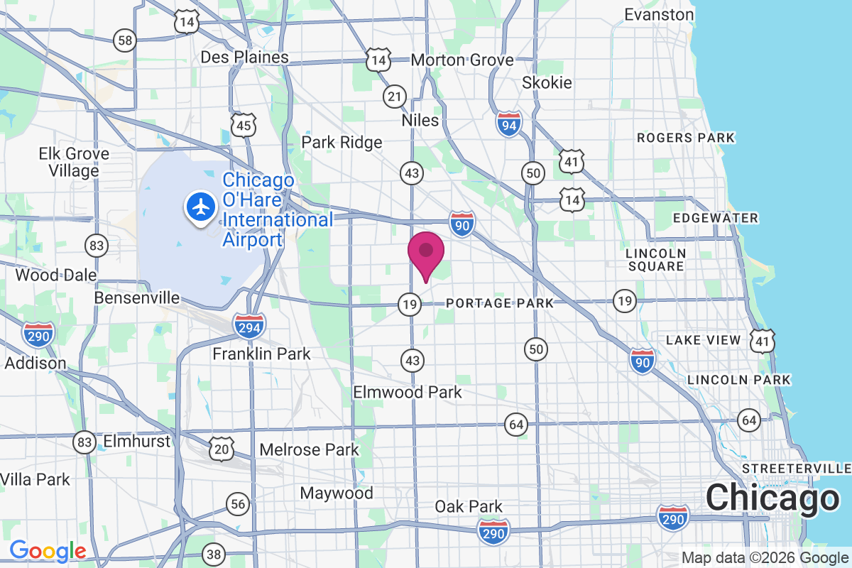 Harwood Heights map