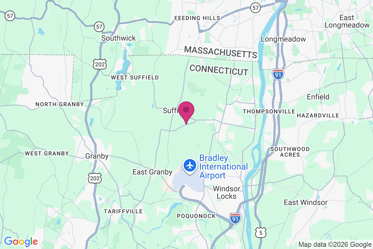 West Suffield map