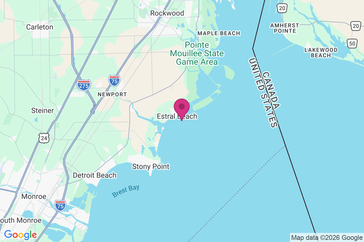 Estral Beach map