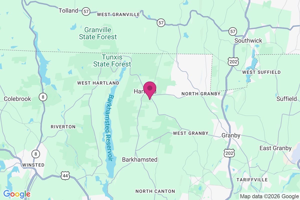 East Hartland map