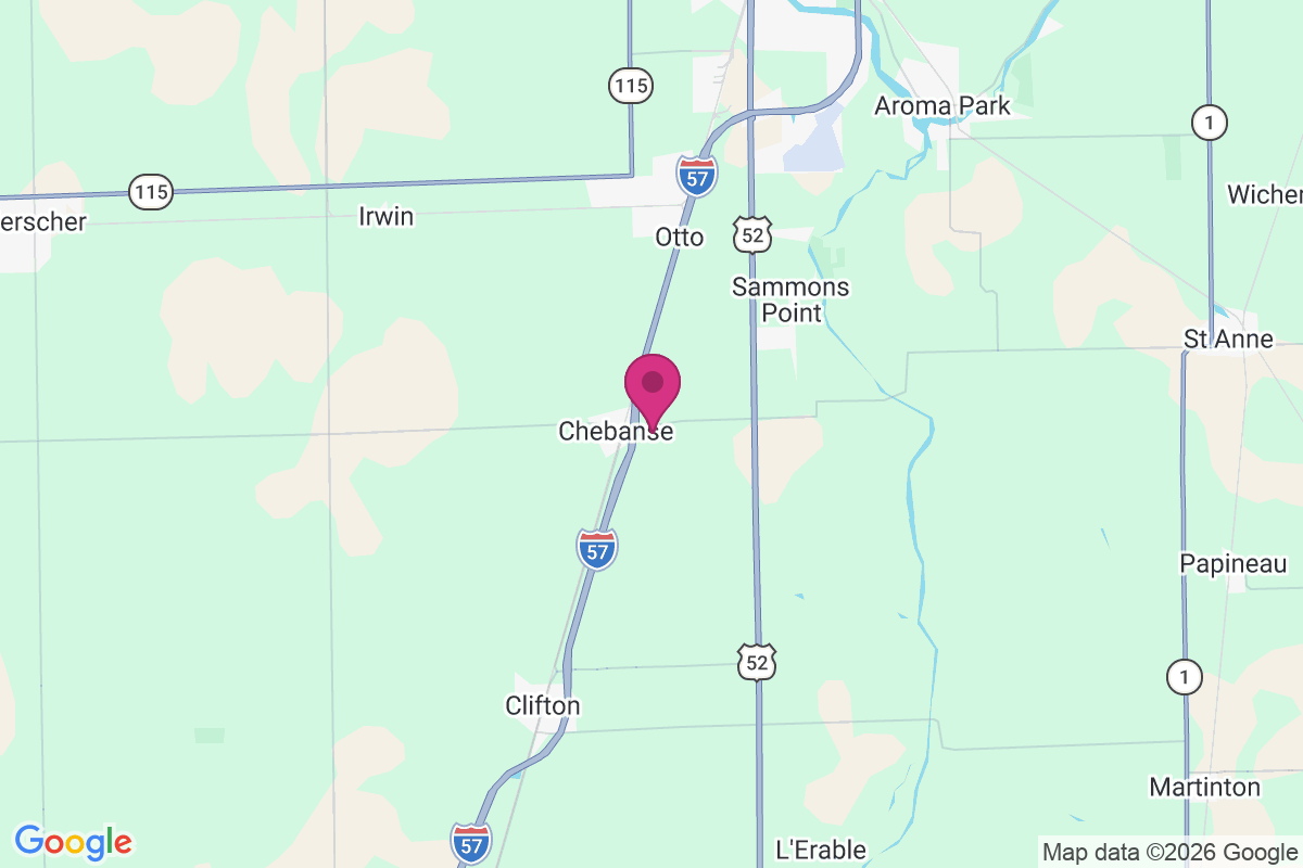Chebanse map