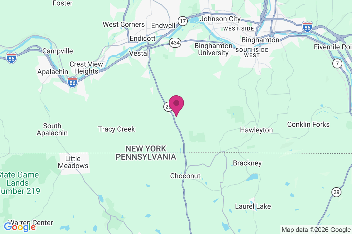 Vestal Corner map
