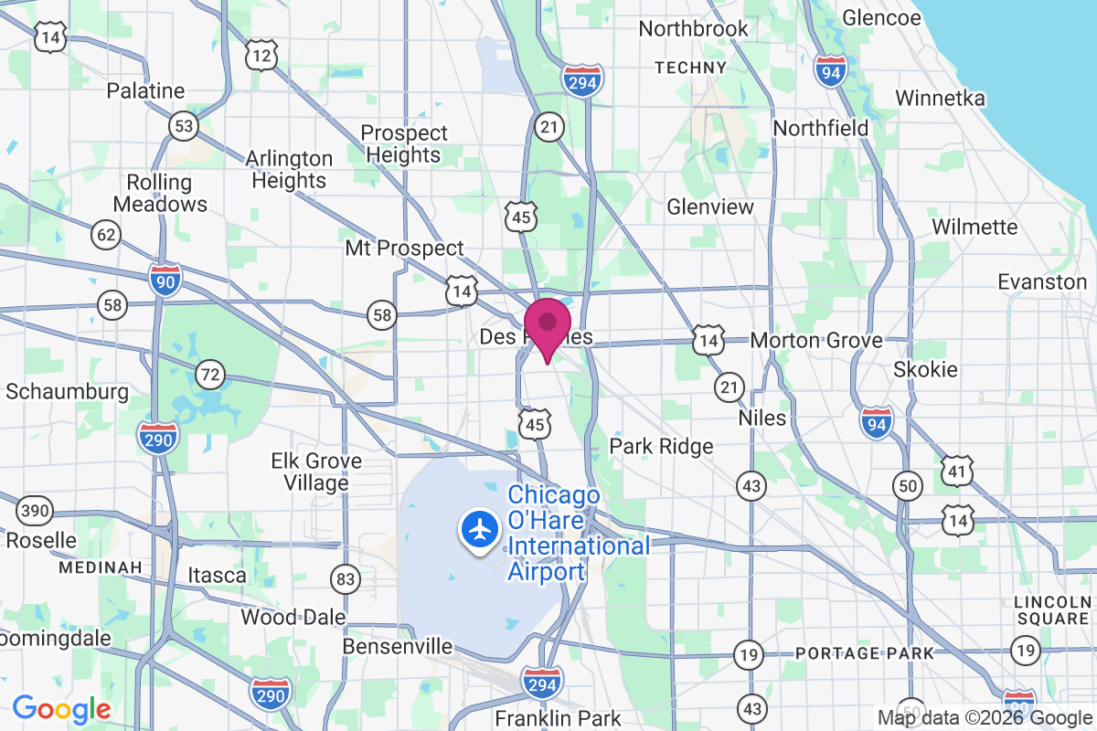 Des Plaines map