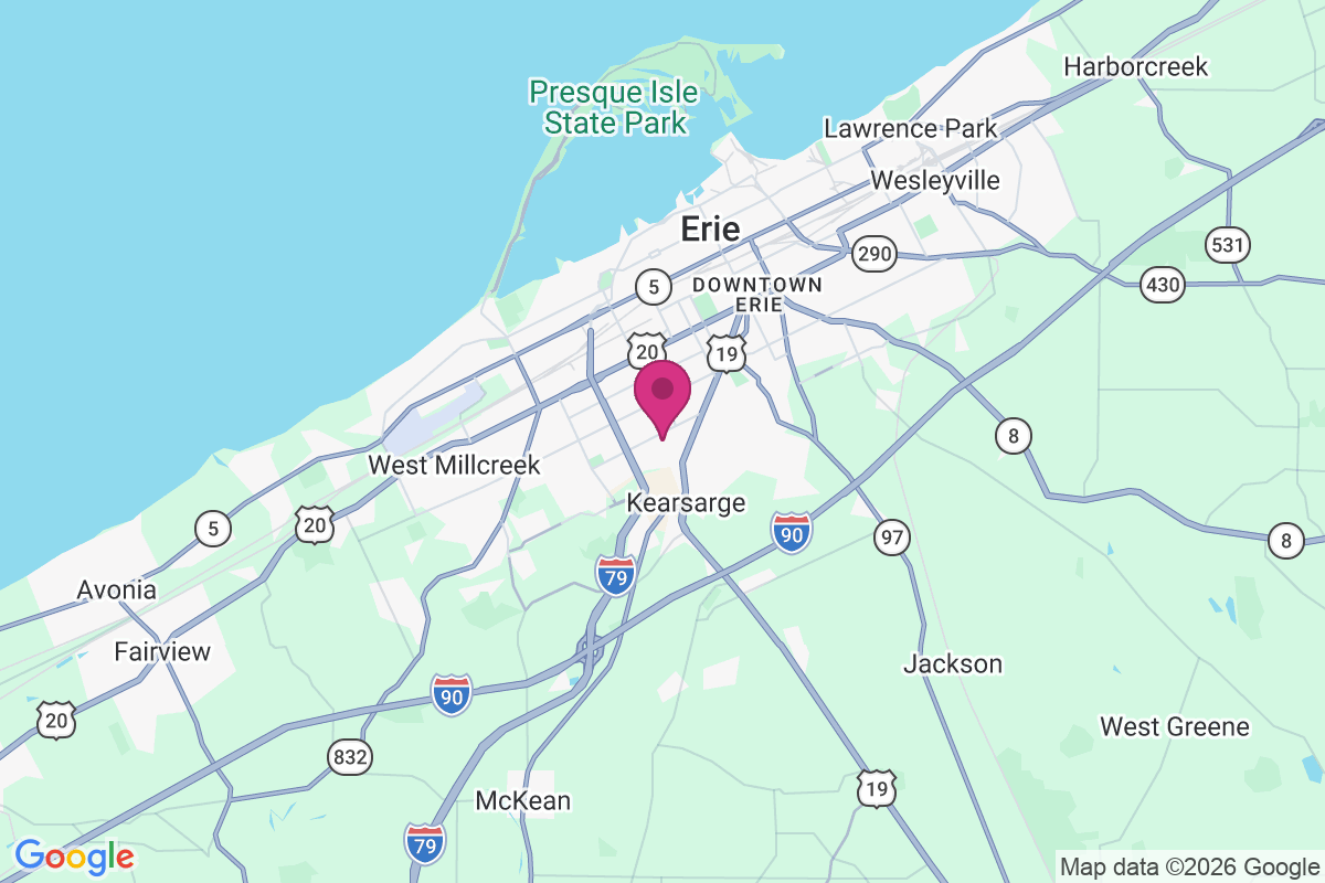 Erie Heights map