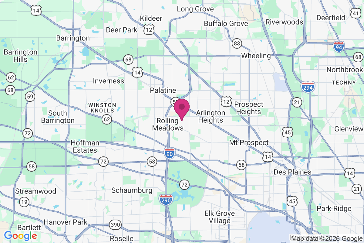 Rolling Meadows map