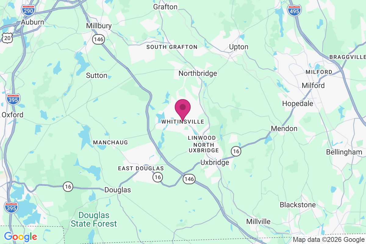 Whitinsville map