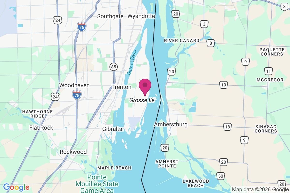 Grosse Ile map