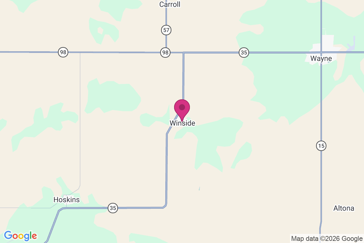 Winside map