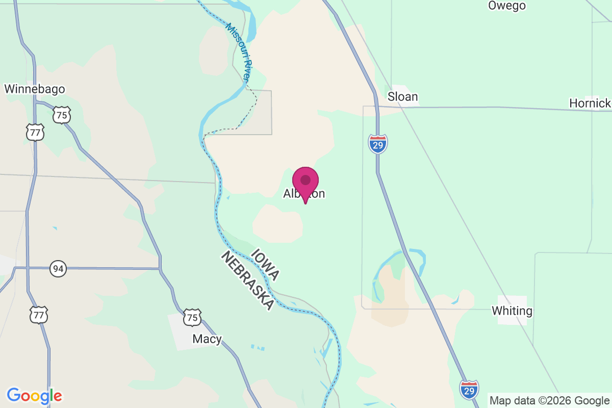 Albaton map