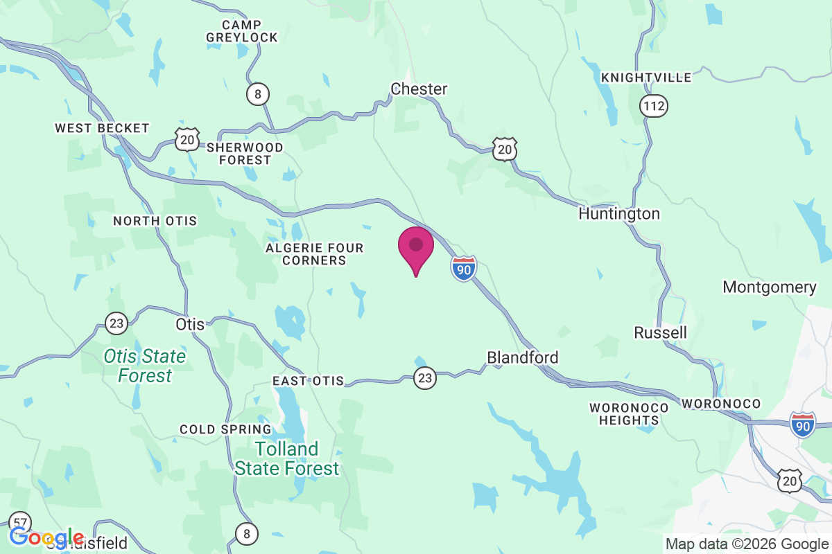 North Blandford map