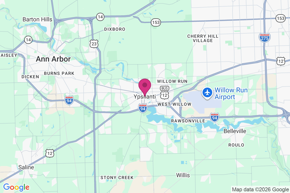 Ypsilanti map