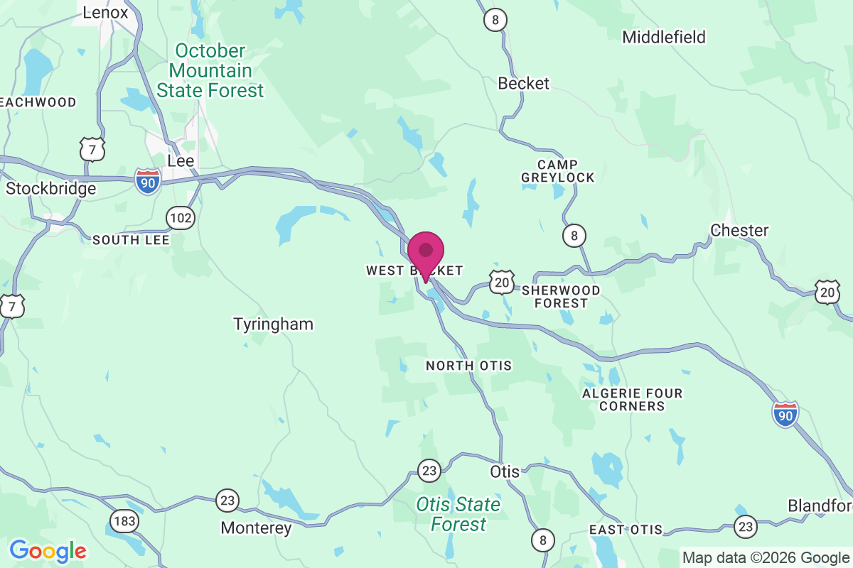 West Becket map