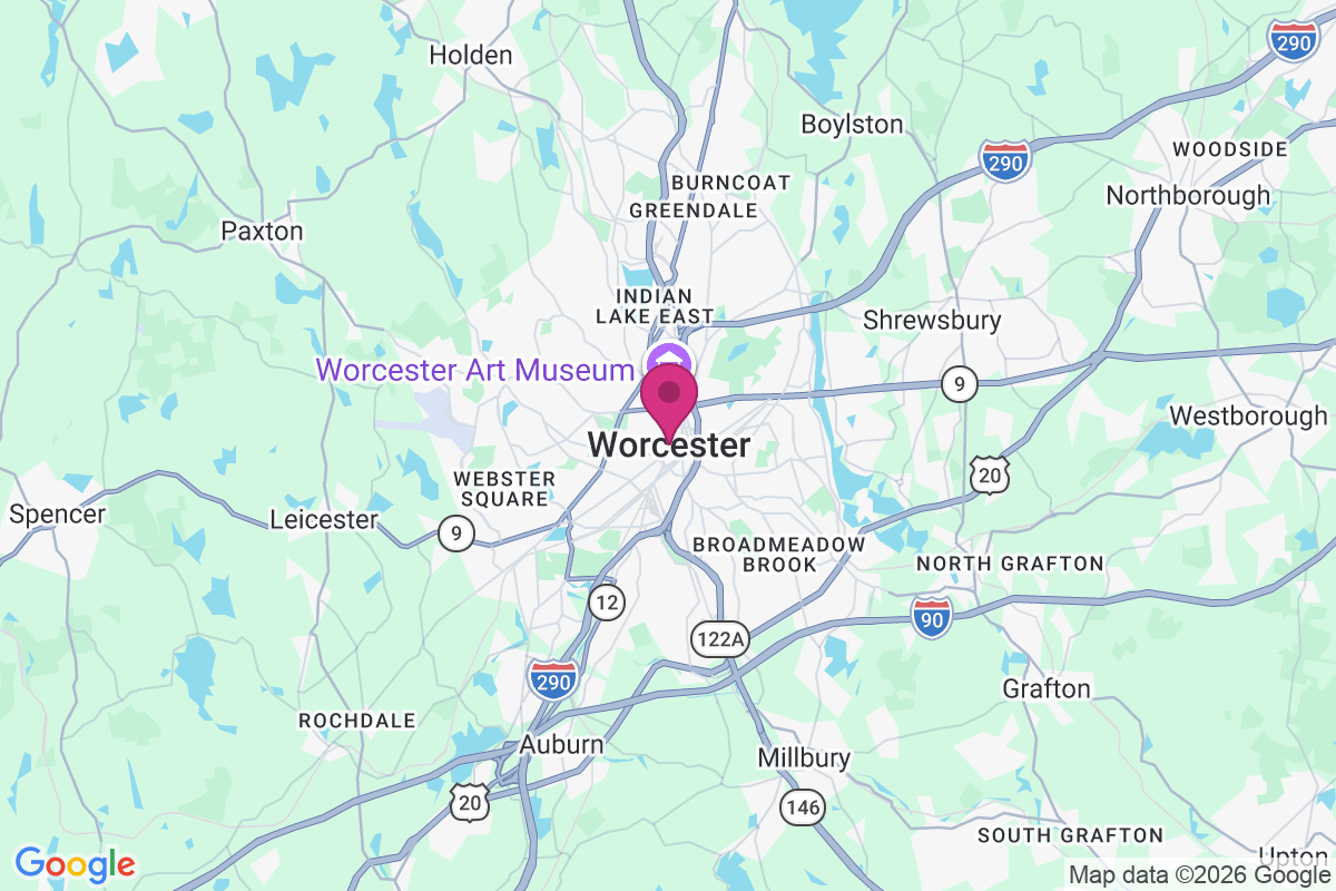 Worcester map