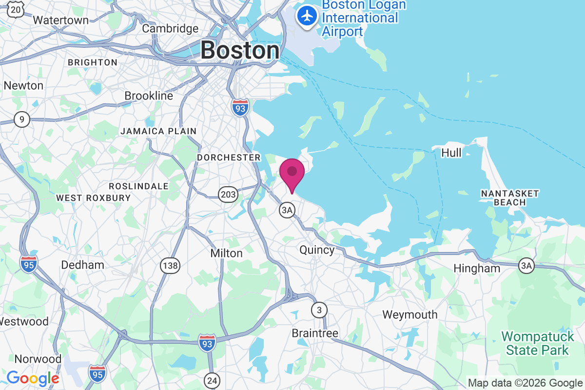North Quincy map