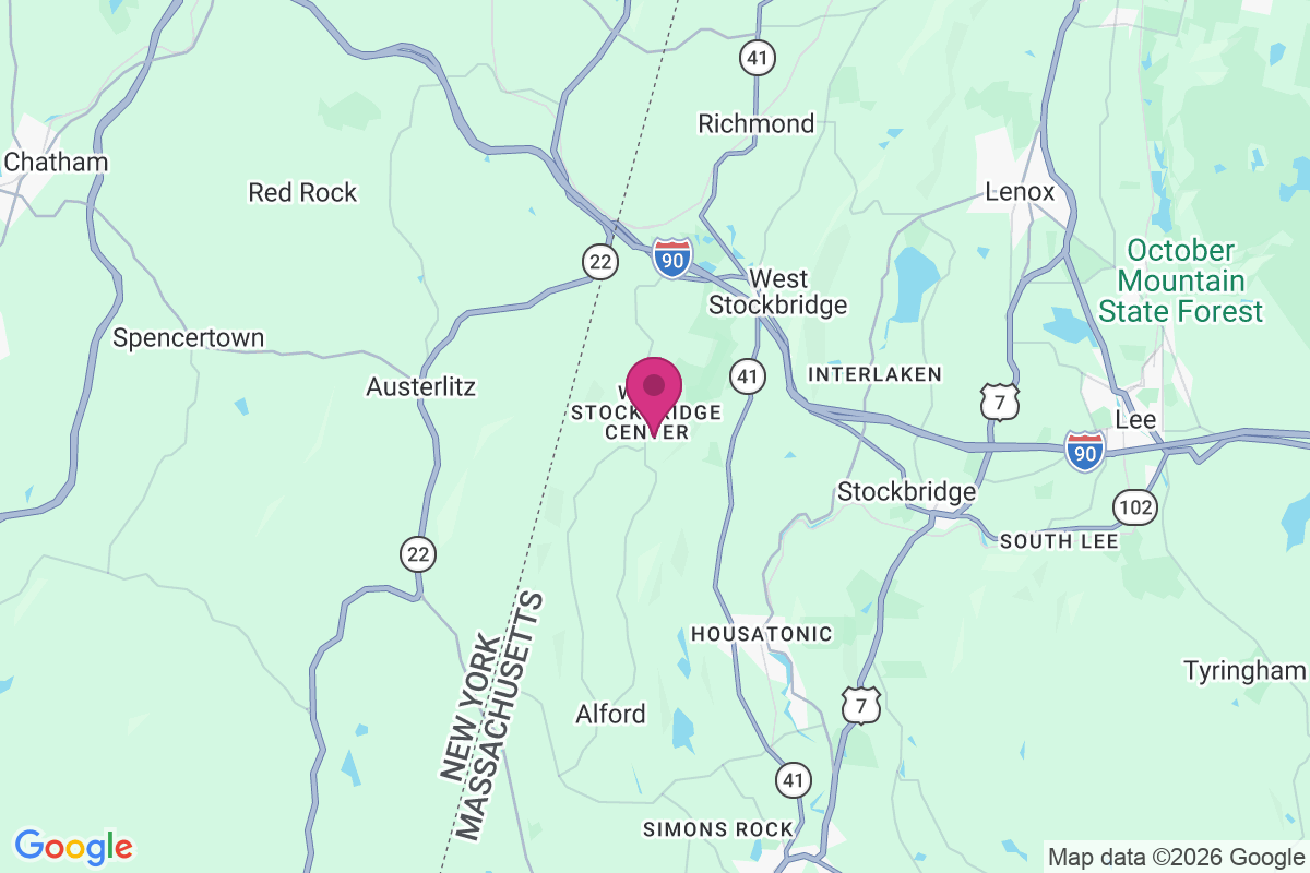 West Stockbridge Center map