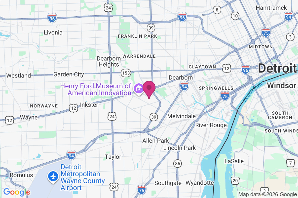 Greenfield Village map