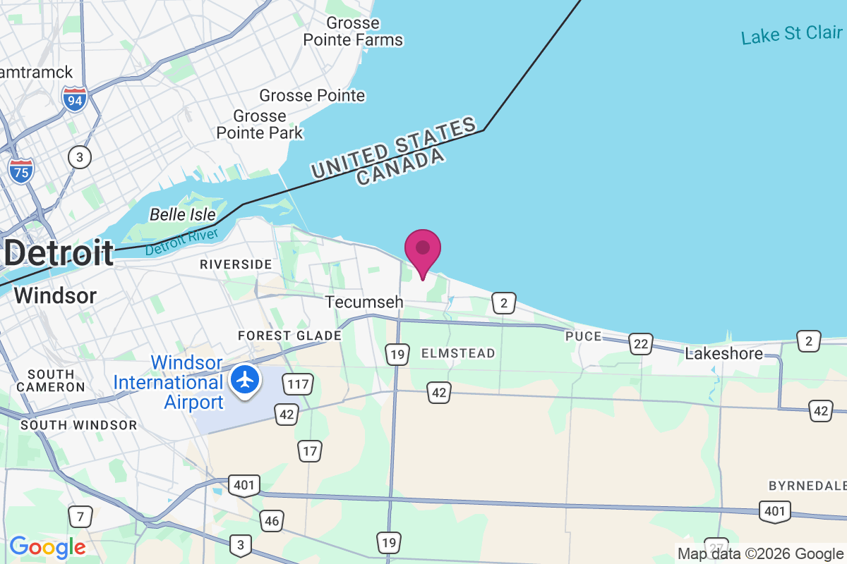 St. Clair Beach map