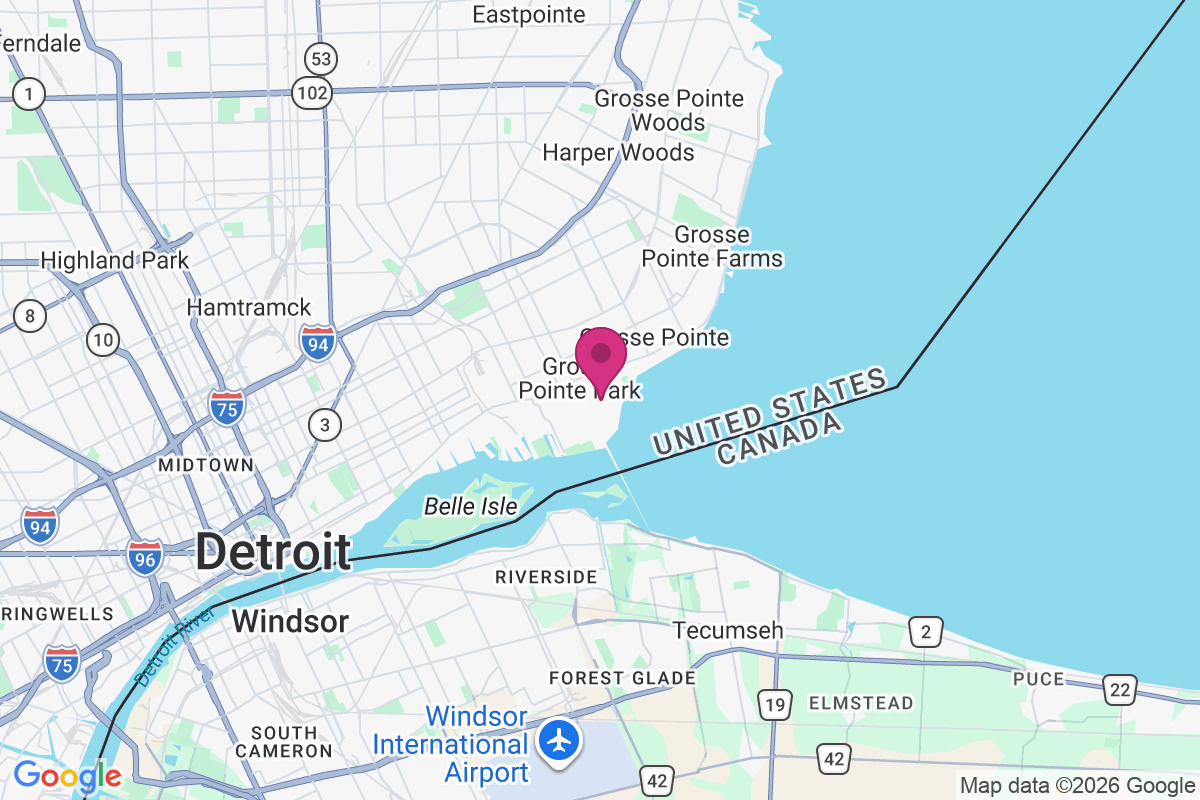 Grosse Pointe Park map