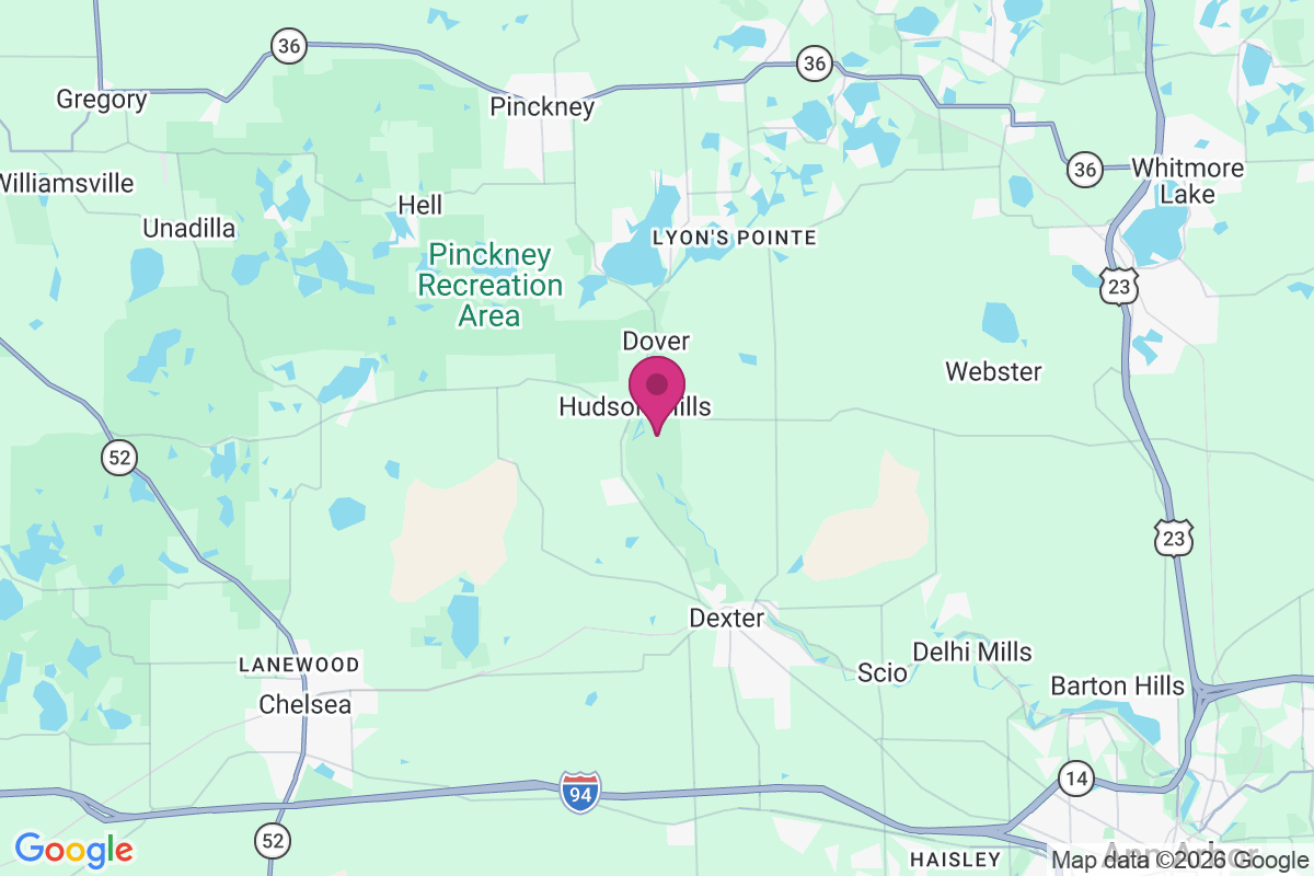 Hudson Mills map