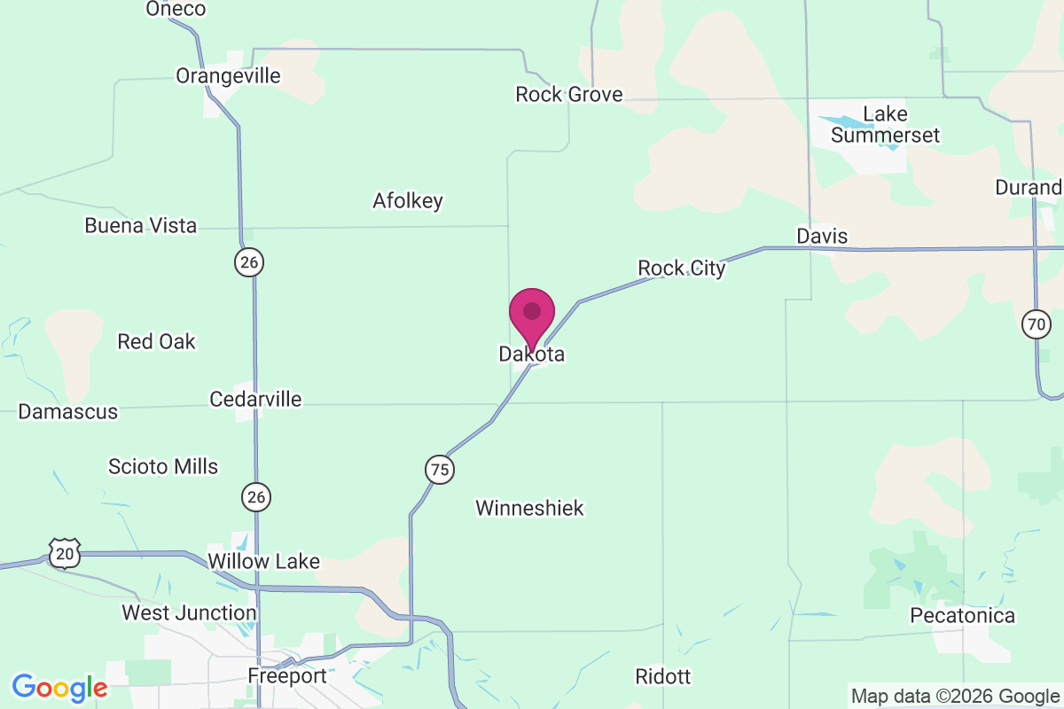Dakota map