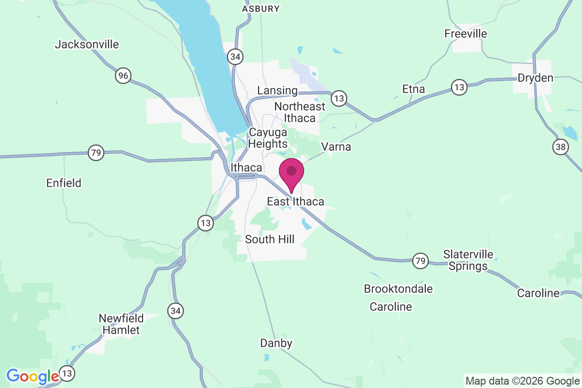 East Ithaca map