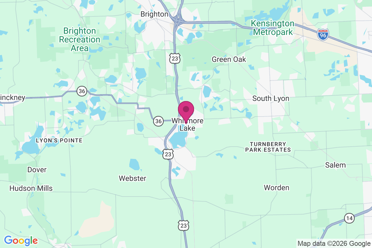 Whitmore Lake map