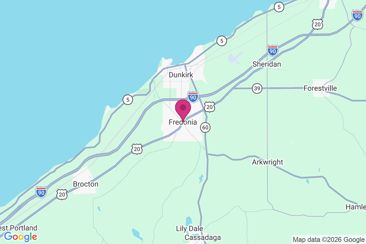 Fredonia map