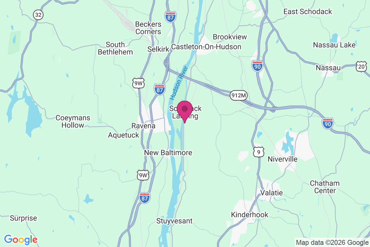 Schodack Landing map