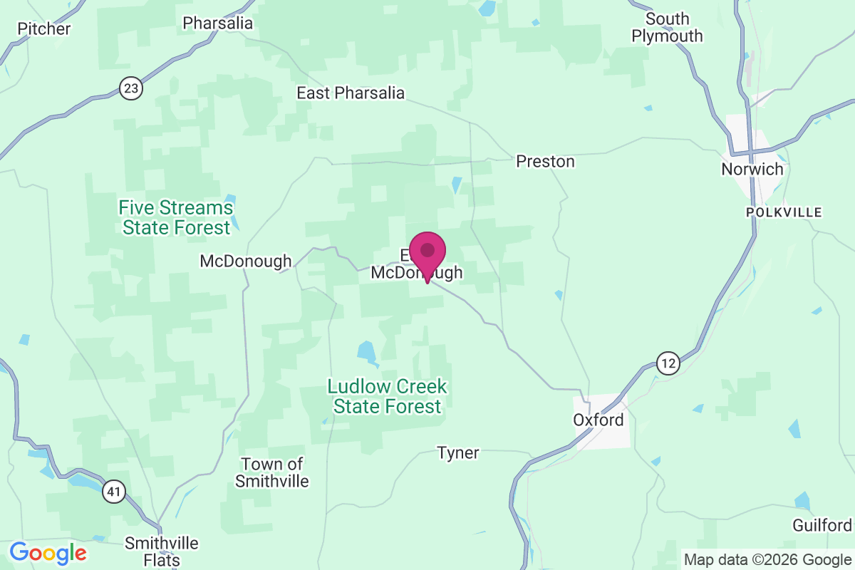 East McDonough map