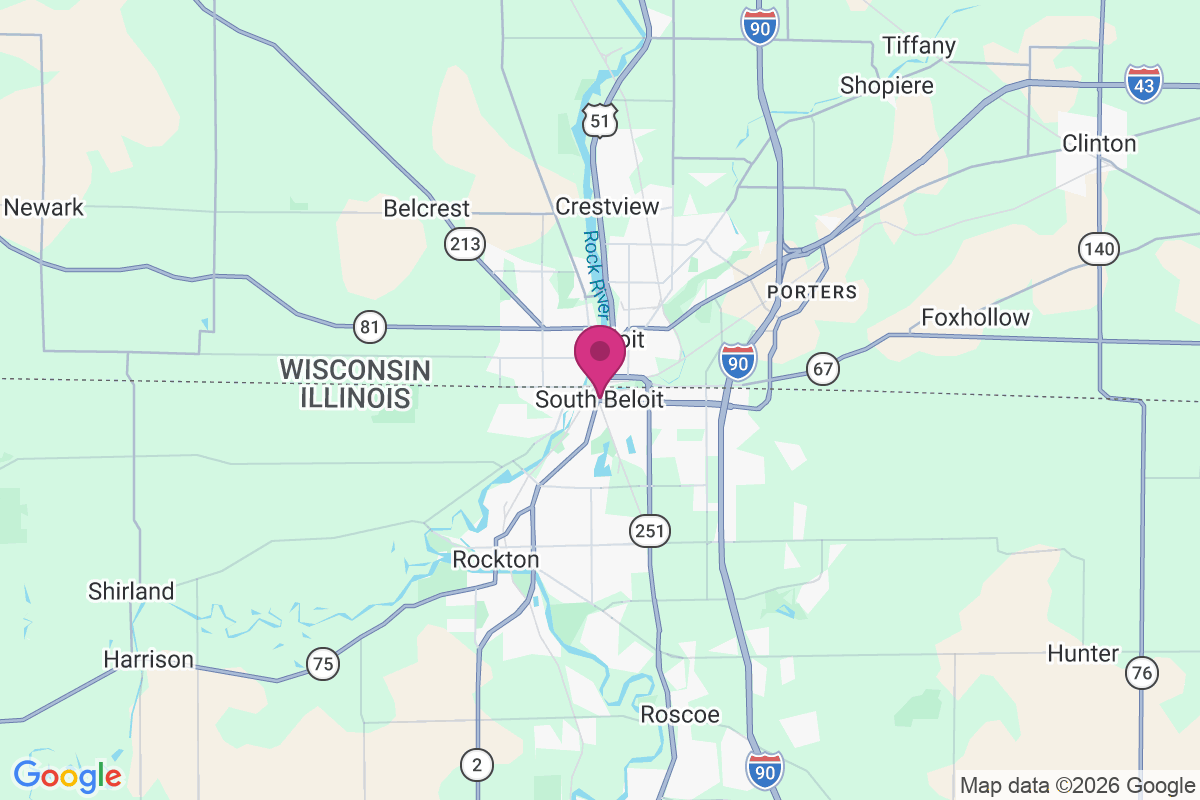 South Beloit map