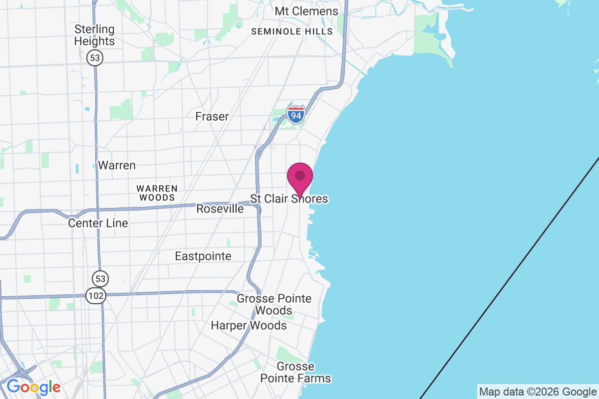 Saint Clair Shores map