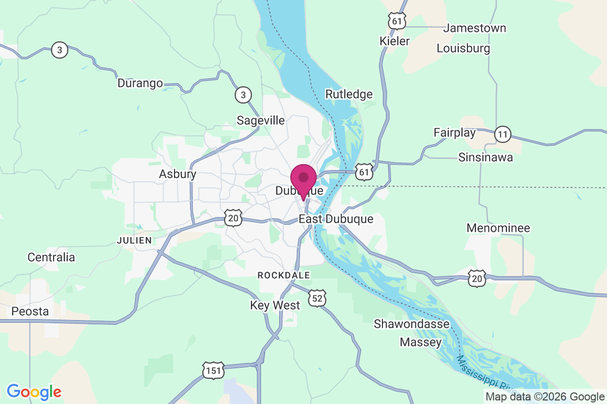 Dubuque map