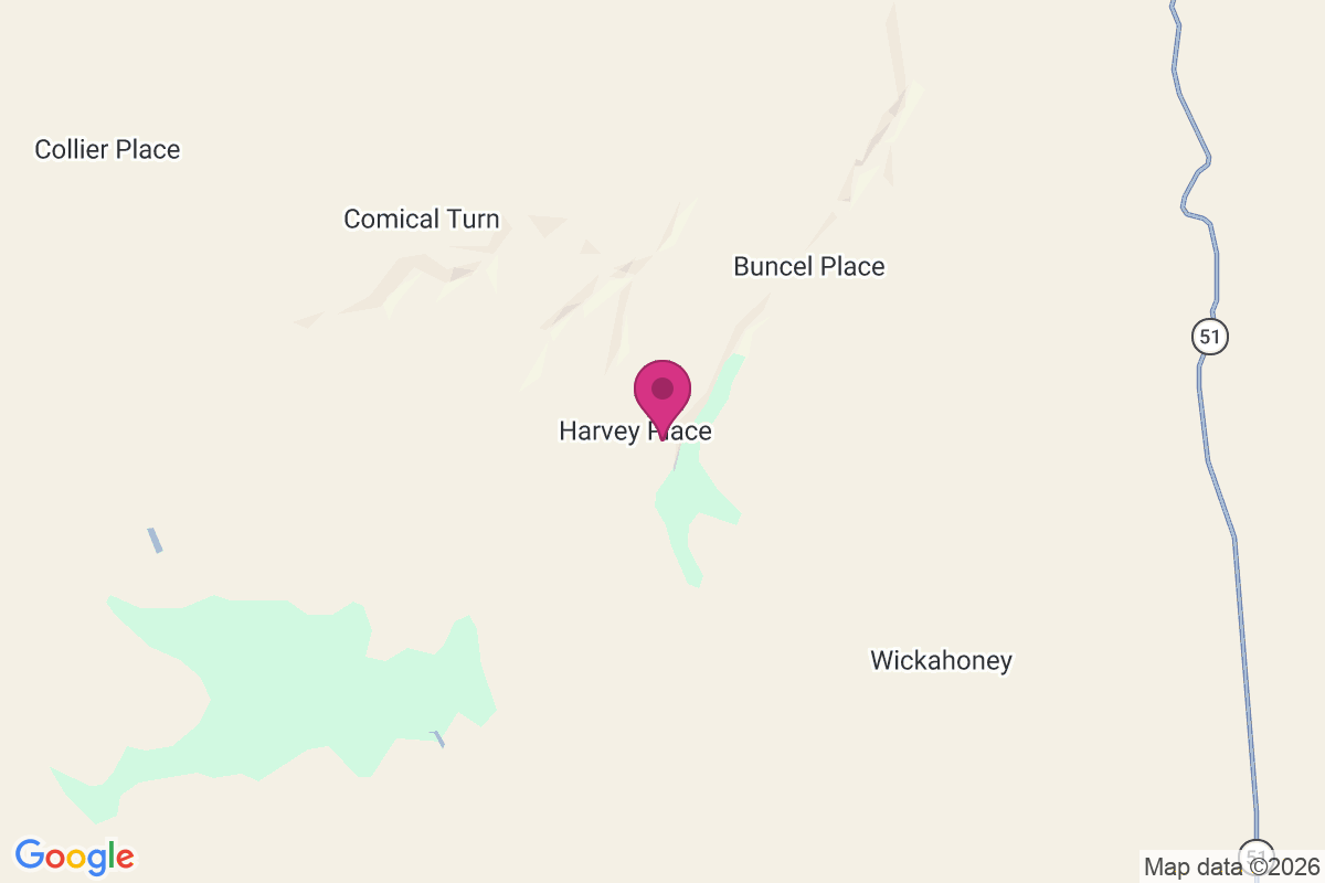 Harvey Place map
