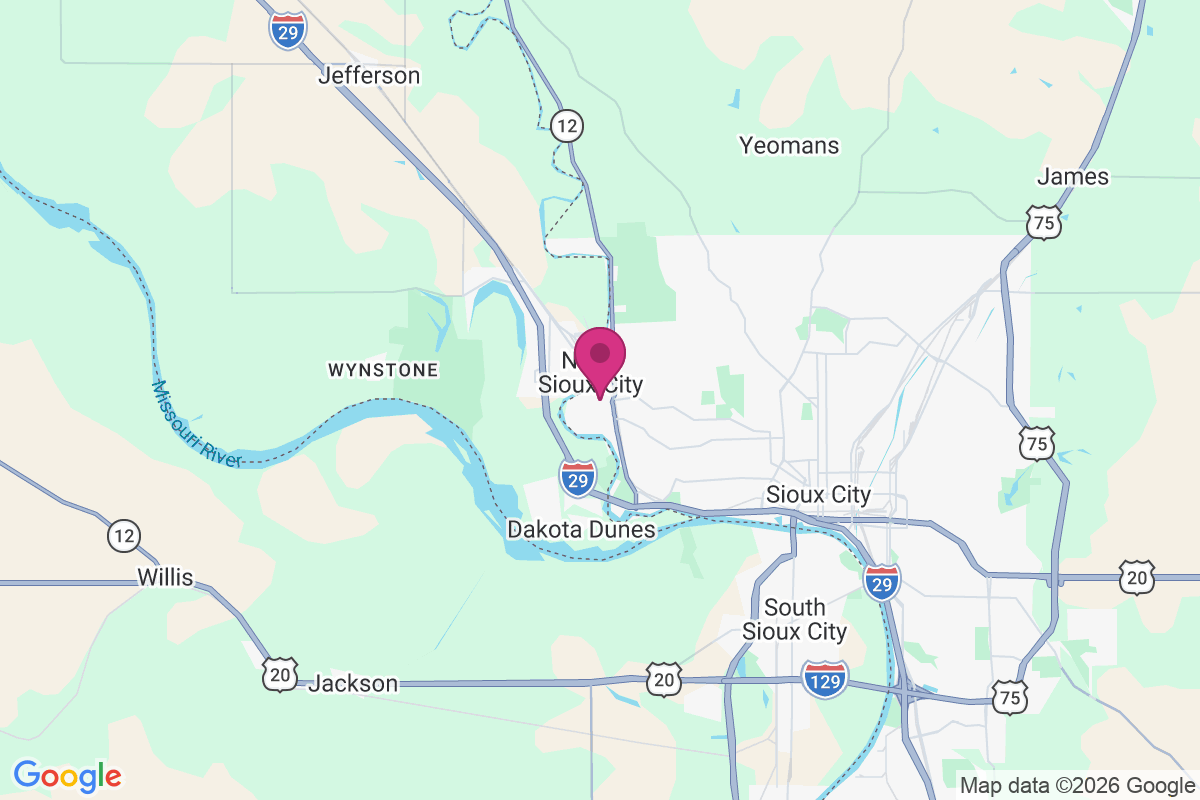 North Sioux City map