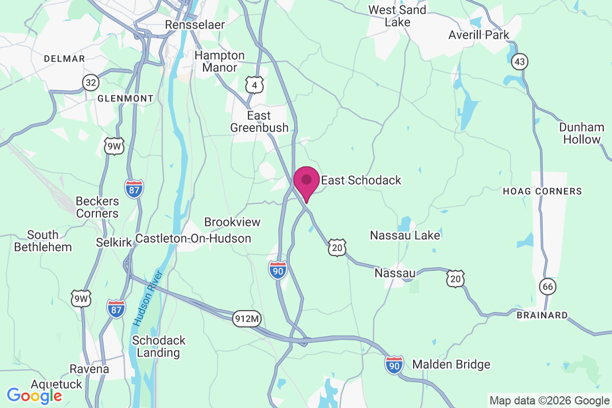 Schodack Center map